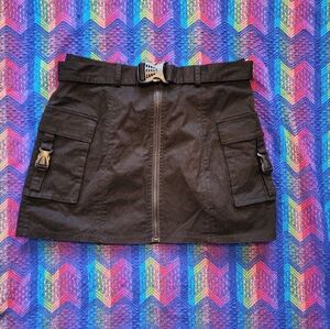 Poster Girl Cargo Utility Mini Skirt L – Dollskill, Grunge, Techwear, Rave